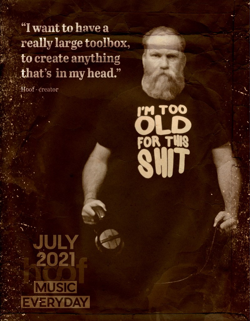 I want to have a rally large toolbox, to create anything that's in my head.